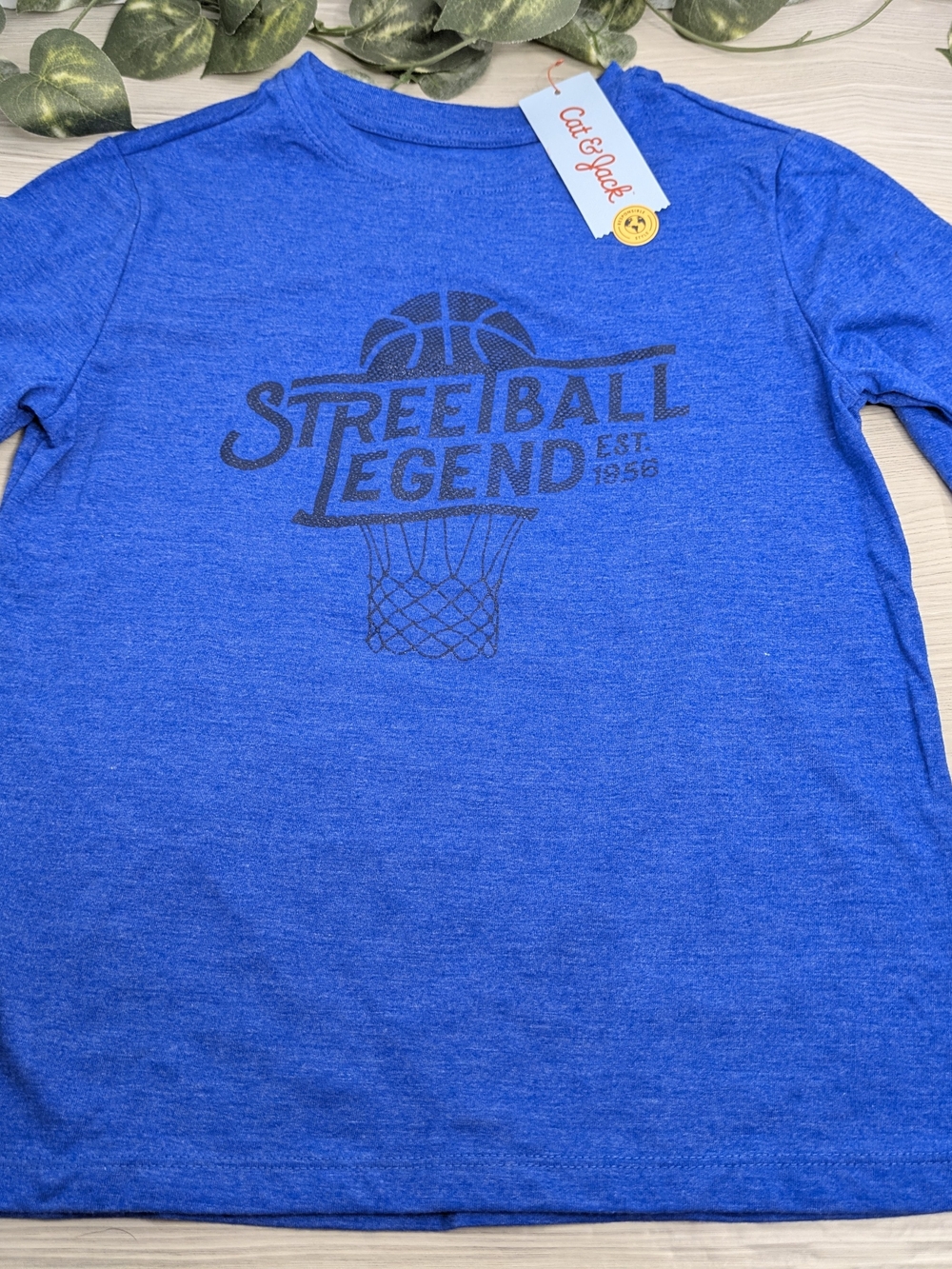 Cat & Jack Blue "Streetball Legend" Kids Tee